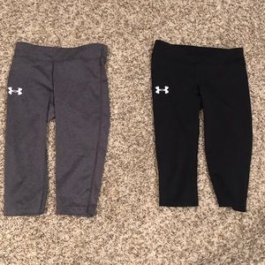 2 Under Armour capris